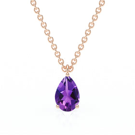 Pendentif solitaire améthyste Une Promesse - 1