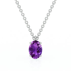 Pendentif solitaire améthyste Une Promesse - 2