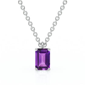 Pendentif solitaire améthyste Une Promesse - 3