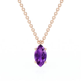 Pendentif solitaire améthyste Une Promesse - 4