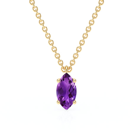 Pendentif solitaire améthyste Une Promesse - 4