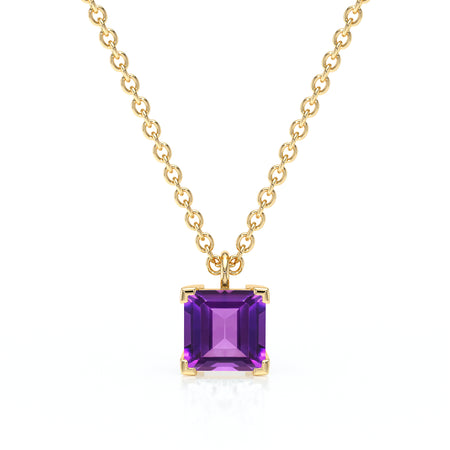 Pendentif solitaire améthyste Une Promesse - 5