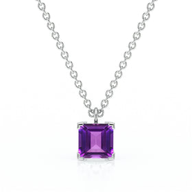 Pendentif solitaire améthyste Une Promesse - 5