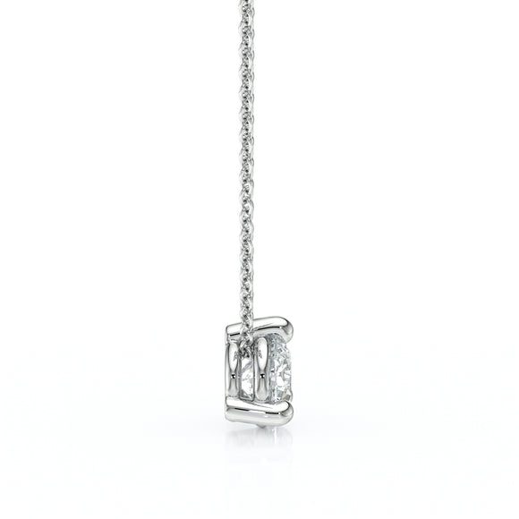 Pendentif solitaire diamant noir Lune de Miel - 4
