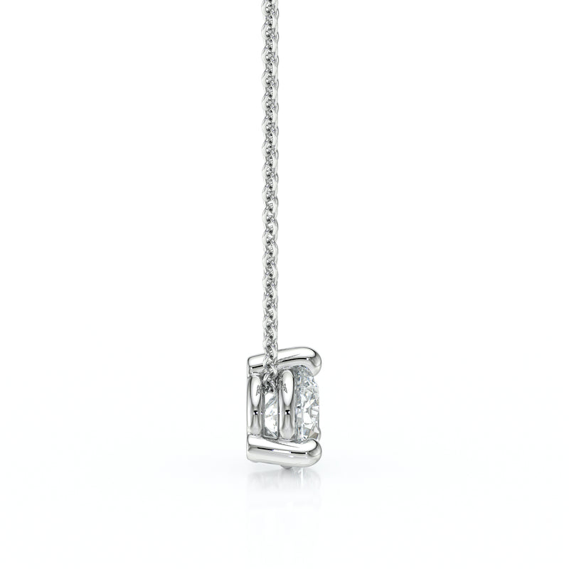 Pendentif solitaire diamant Lune de Miel - 4