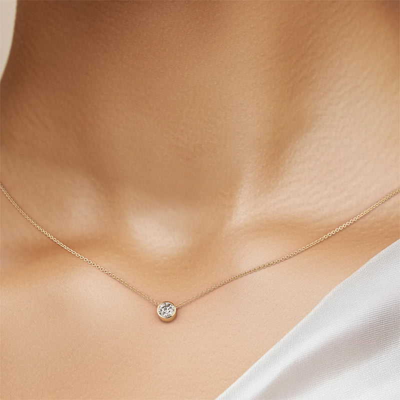 Pendentif solitaire diamant Nuit de Noces - 3