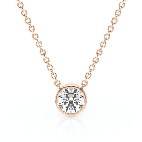 Pendentif solitaire diamant Nuit de Noces - 1