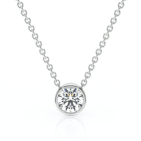 Pendentif solitaire diamant Nuit de Noces - 1