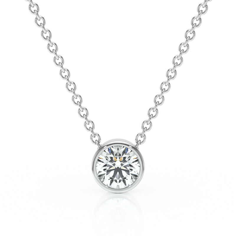 Pendentif solitaire diamant Nuit de Noces - 1