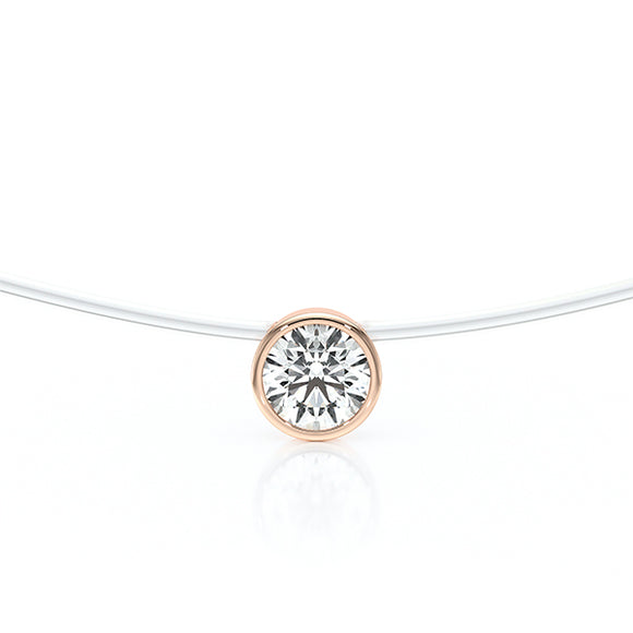 Pendentif solitaire diamant Nuit de Noces - 3