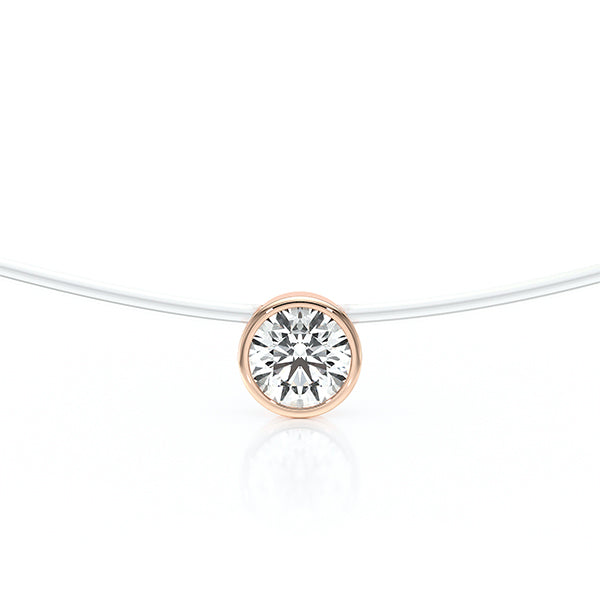 Pendentif solitaire diamant Nuit de Noces - 3