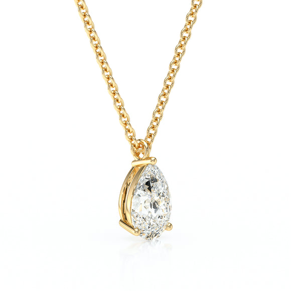 Pendentif solitaire diamant Une Promesse - 1