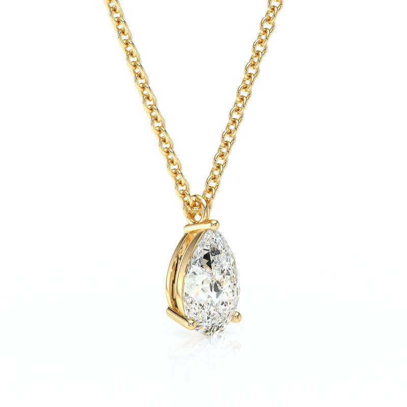 Pendentif solitaire diamant Une Promesse - 1