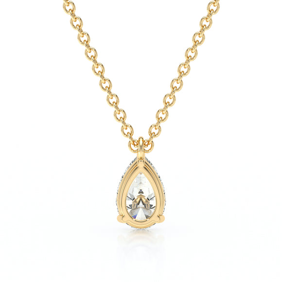 Pendentif solitaire diamant Une Promesse - 1