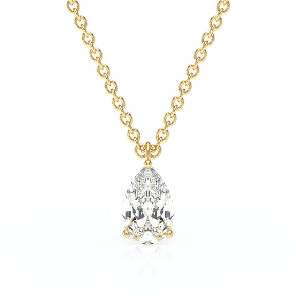 Pendentif solitaire diamant Une Promesse - 1