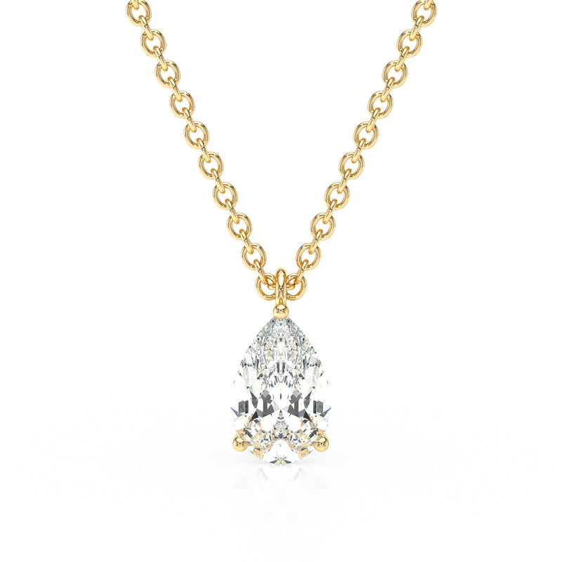 Pendentif solitaire diamant Une Promesse - 1