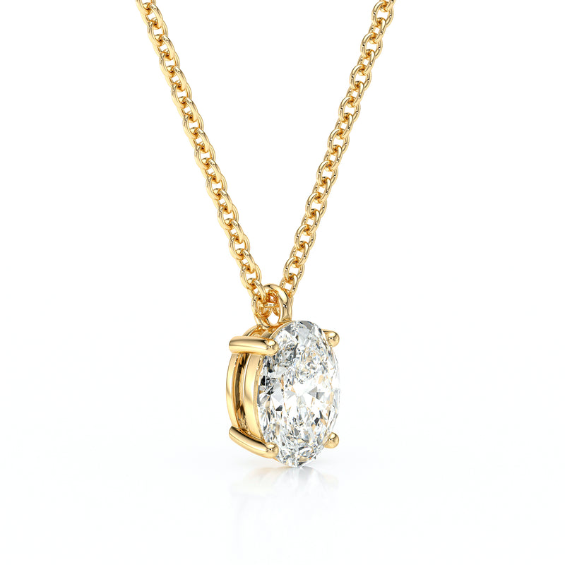 Pendentif solitaire diamant Une Promesse - 2