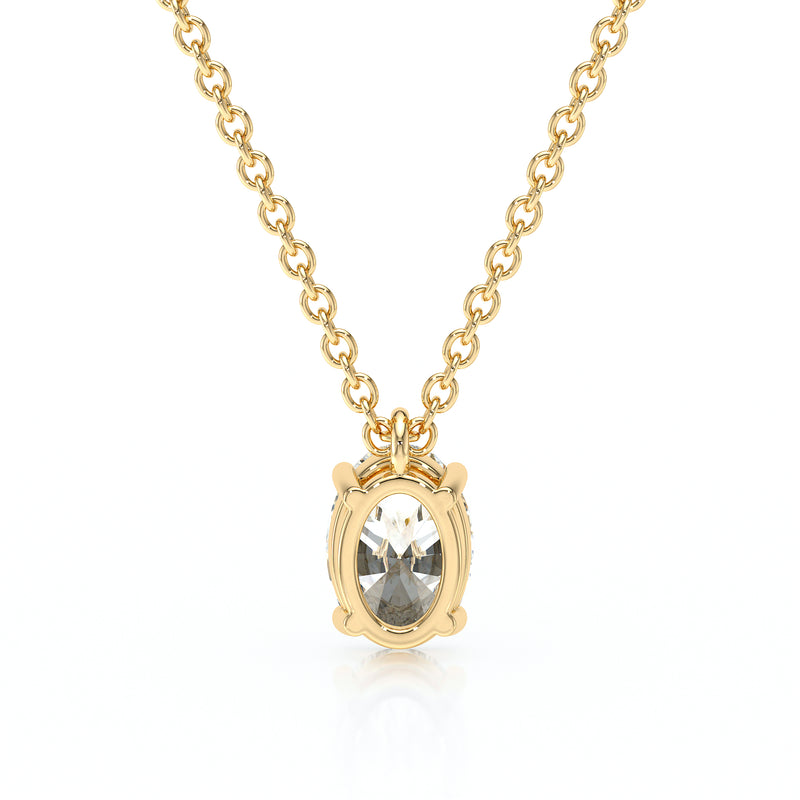 Pendentif solitaire diamant Une Promesse - 2