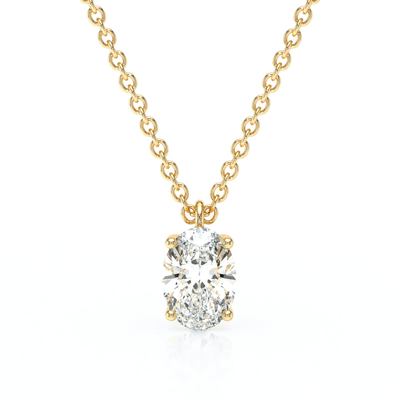 Pendentif solitaire diamant Une Promesse - 2