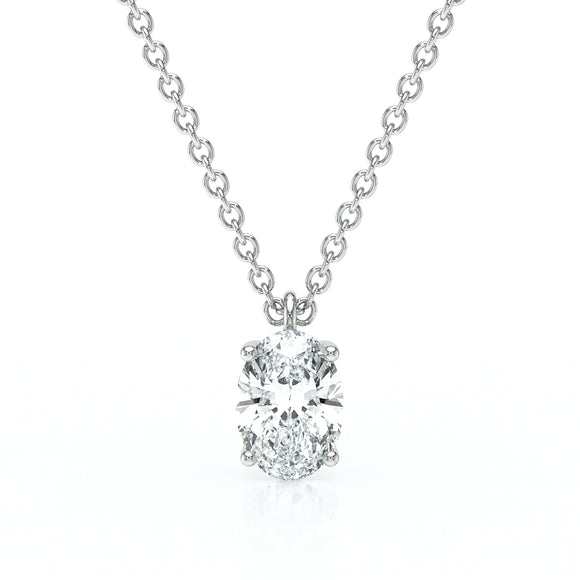 Pendentif solitaire diamant Une Promesse - 2