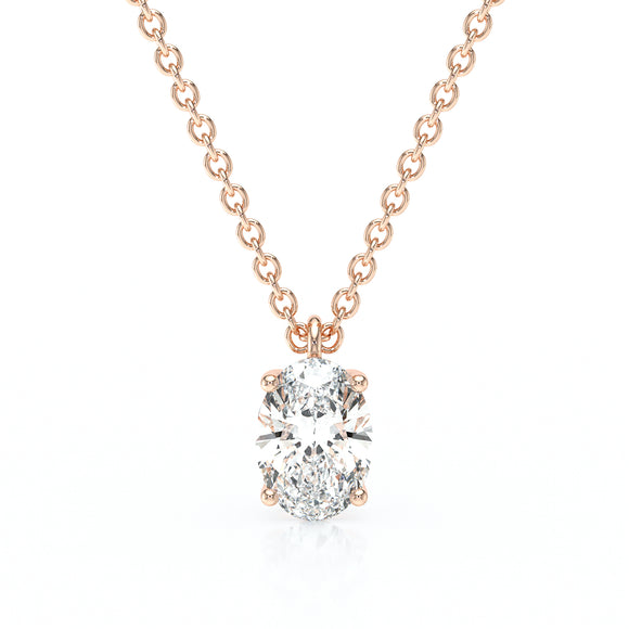 Pendentif solitaire diamant Une Promesse - 2