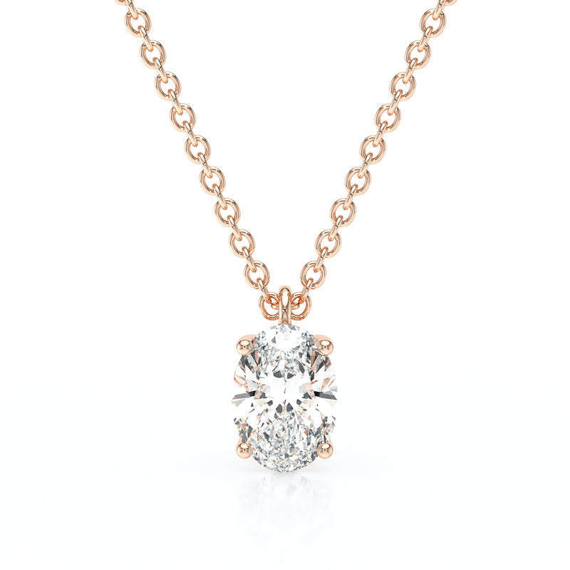 Pendentif solitaire diamant Une Promesse - 2