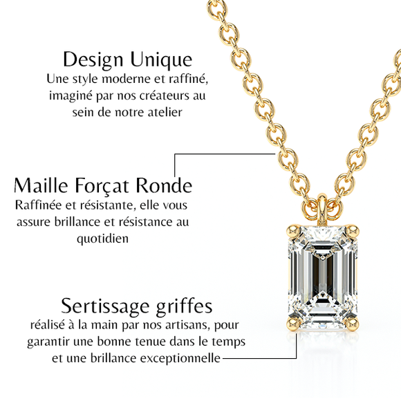 Parure bijoux diamant Une Promesse - 5