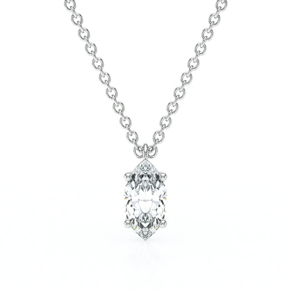 Pendentif solitaire diamant Une Promesse - 4