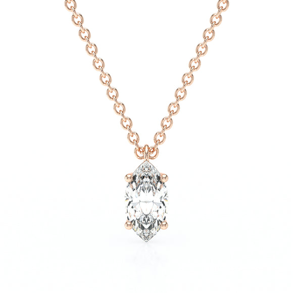 Pendentif solitaire diamant Une Promesse - 4