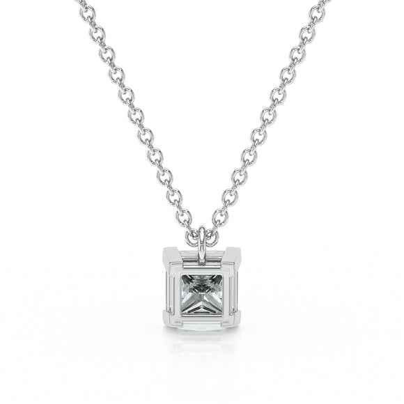 Pendentif solitaire diamant Une Promesse - 5
