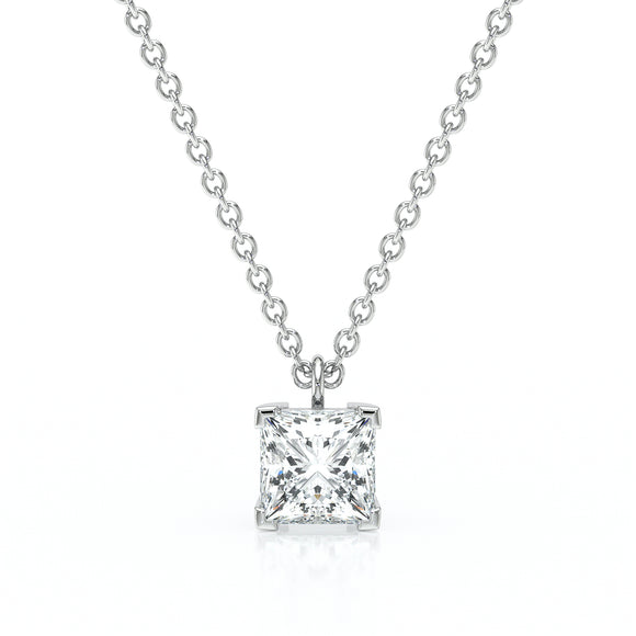 Pendentif solitaire diamant Une Promesse - 5