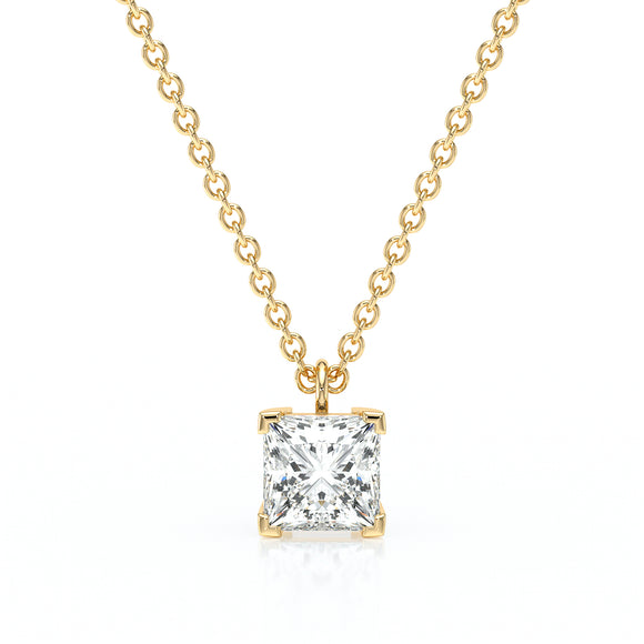 Pendentif solitaire diamant Une Promesse - 5