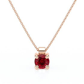 Pendentif solitaire rubis Lune de Miel - 1