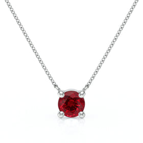 Pendentif solitaire rubis Lune de Miel - 2