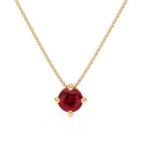 Pendentif solitaire rubis Lune de Miel - 3