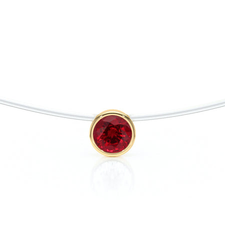 Pendentif solitaire rubis Nuit de Noces - 3