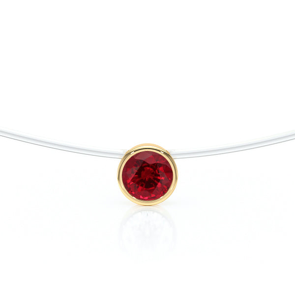 Pendentif solitaire rubis Nuit de Noces - 3