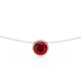 Pendentif solitaire rubis Nuit de Noces - 3