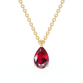 Pendentif solitaire rubis Une Promesse - 1