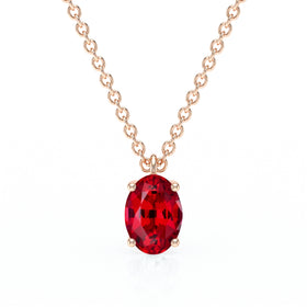Pendentif solitaire rubis Une Promesse - 2