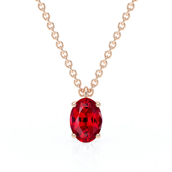 Pendentif solitaire rubis Une Promesse - 2