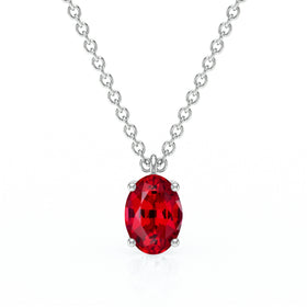 Pendentif solitaire rubis Une Promesse - 2