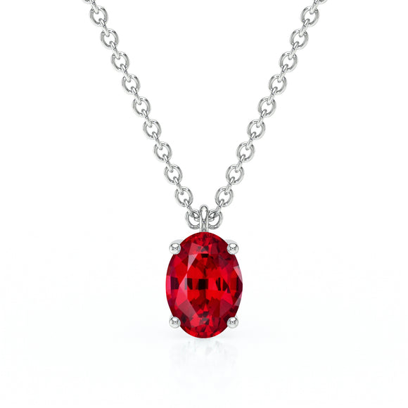 Pendentif solitaire rubis Une Promesse - 2