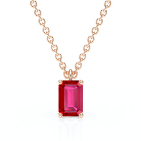 Pendentif solitaire rubis Une Promesse - 3