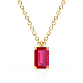 Pendentif solitaire rubis Une Promesse - 3