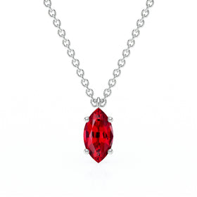 Pendentif solitaire rubis Une Promesse - 4