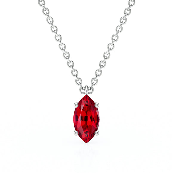 Pendentif solitaire rubis Une Promesse - 4