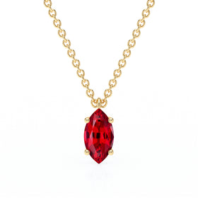 Pendentif solitaire rubis Une Promesse - 4