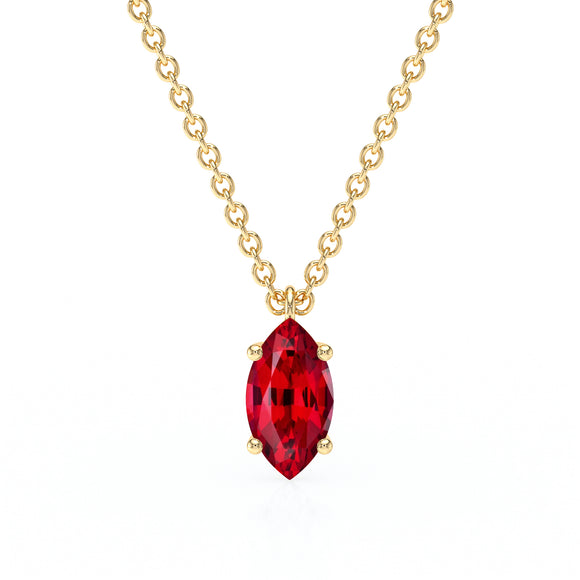 Pendentif solitaire rubis Une Promesse - 4