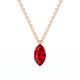 Pendentif solitaire rubis Une Promesse - 4